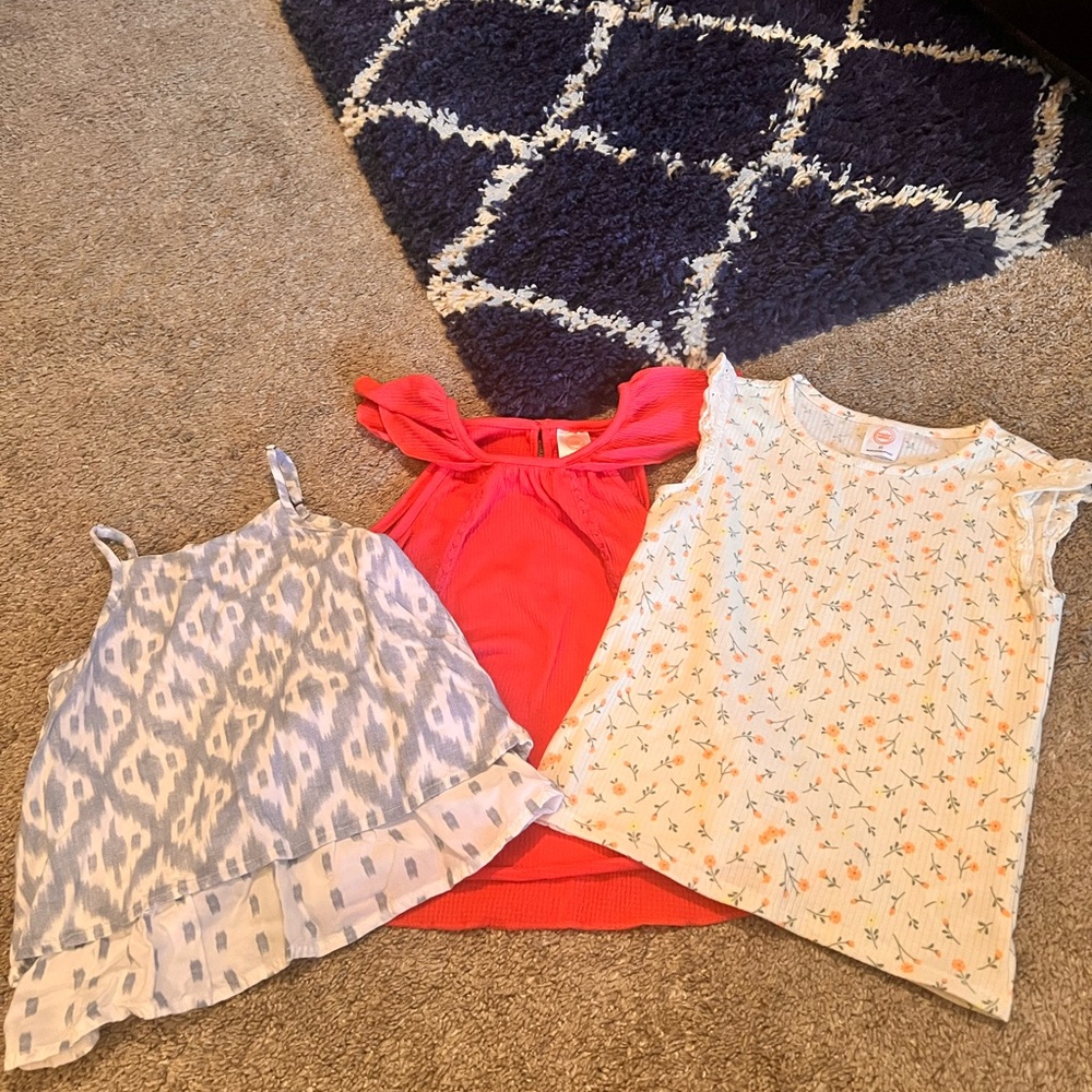 Girls’ Summer Top Bundle – Size 6/6X